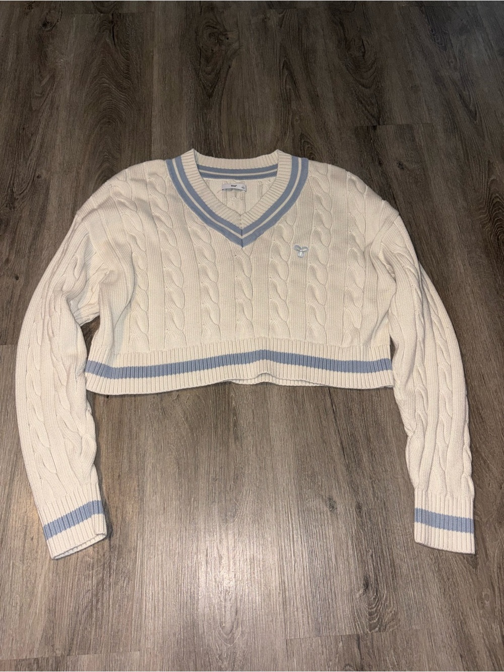 TNA | Cream Cable Knit Sweater